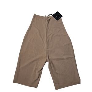 JLUXLABEL Nina Mesh Double Lined Shorts Beige Size Mediu